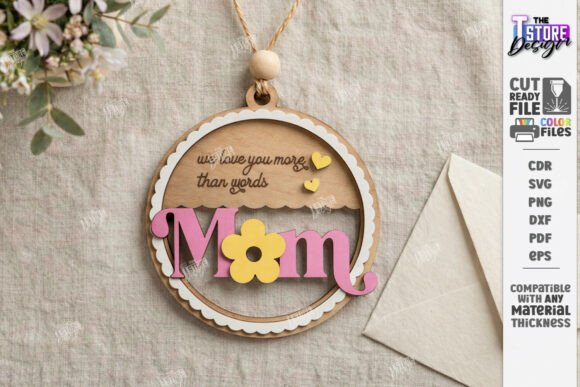Download Mother's Day Ornament Laser Cut | Gifts - Premium Resources