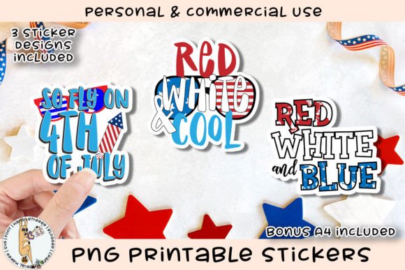 Download 4th of July PNG Printable Stickers - Png printable stickers Collection