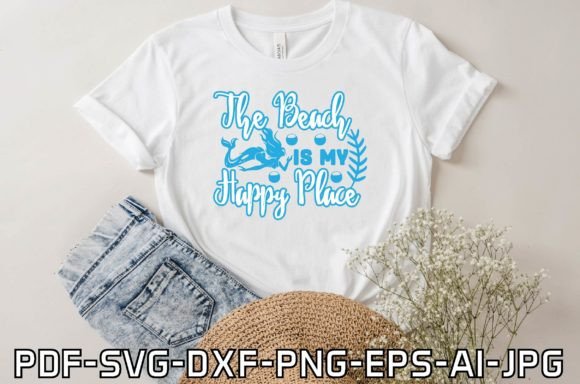 Download The Beach is My Happy Place SVG Cut File - The beach is my happy place svg cut file Collection