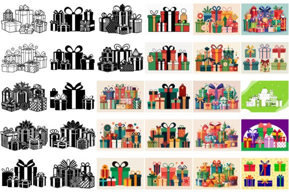 Download Christmas Gifts and Wrapping Bundle - Gifts Collection