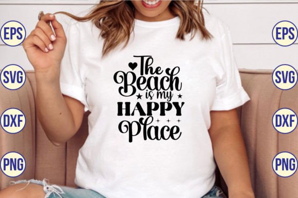 Download The Beach is My Happy Place SVG Cut File - The beach is my happy place svg cut file Collection