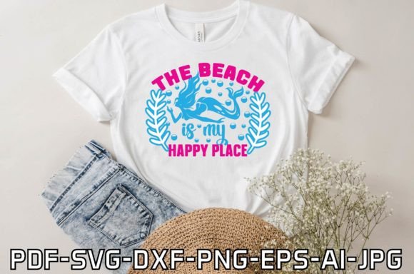 Download The Beach is My Happy Place SVG Cut File - The beach is my happy place svg cut file Collection