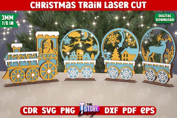 Download Santa's Christmas Train | Holiday Gifts - Premium Bundle