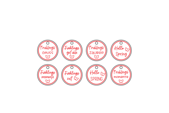 Download Tags for Gifts German Spring - Premium Resources
