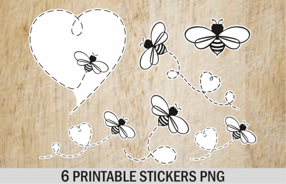 Download Honey Bee Sticker Png Printable Stickers - Png printable stickers Collection